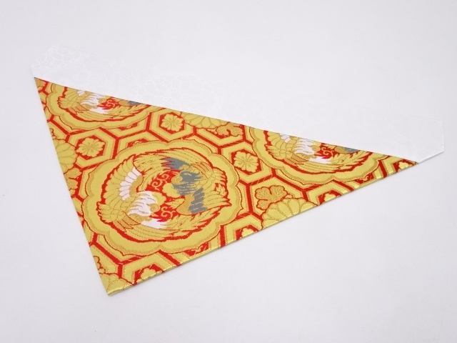 K100　未使用品　本金金襴打敷